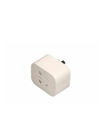 Розетка смарт розумна Mi Smart Plug Power 2 wifi + перехідники Світу (Білий) Xiaomi (332635039)