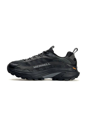 Черные демисезонные кроссовки мужские merrell No Brand Moab Speed 2 Dark Grey