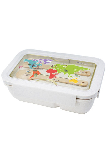 Ланч бокс Карта (из пшеничного эко-волокна) Ziz 61008 (341318797)