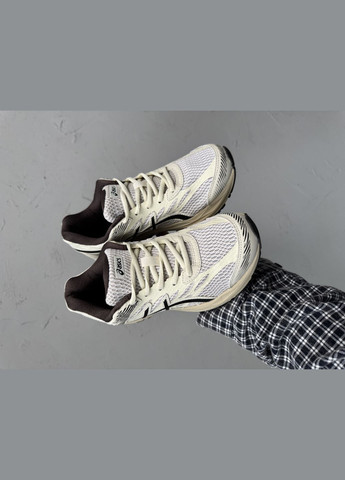 Кроссовки женские и мужские Asics Gel-Flux 4 beige | Асикс Гель-Флукс 4 бежевые No Brand бежевые демисезоны (316663558)