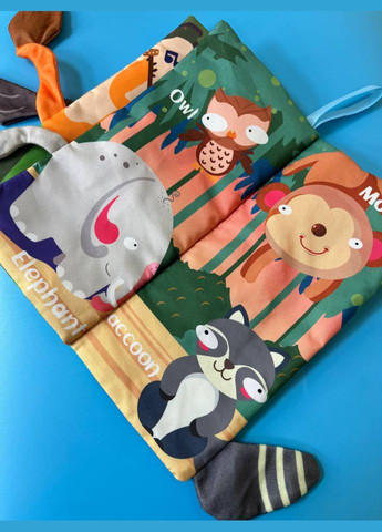 Развивающая книжка шуршалка 668 230(Wild animal) английские слова Bambi (364134391)