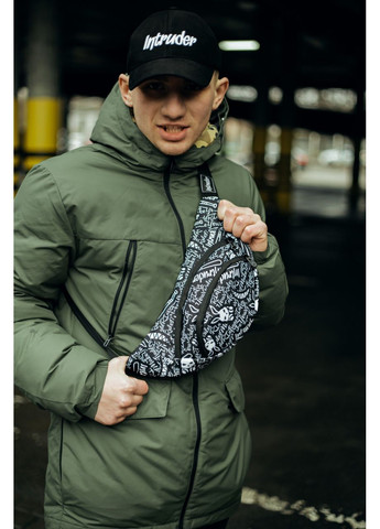 Универсальная мужская бананка, барыжка для торговли, поясная сумка для города и прогулок, практичная, удобная. Intruder (348780048)