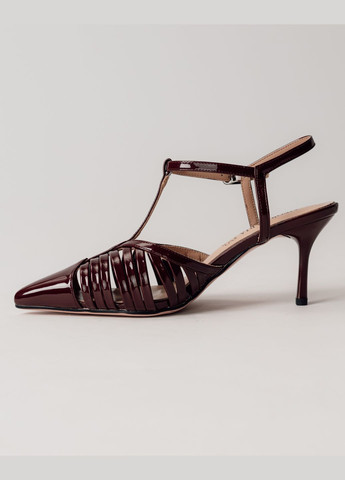 Босоніжки на високій шпильці лакова шкіра Aiformaria (325215326)