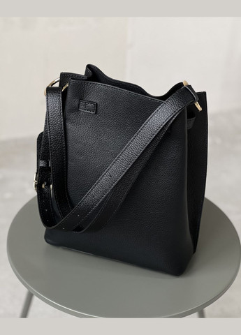 Жіноча шкіряна сумка MADLEN чорна 808001 Vera Pelle (333969054)