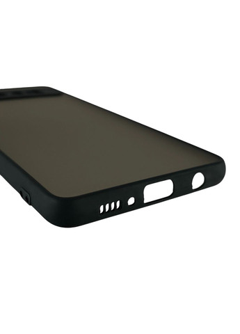 Чехол для Galaxy S10 Plus матовый с высокими бортами с защитой камеры на самсунг с10 плюс чёрный Samsung (366022108)