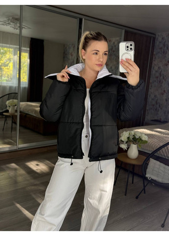 Черная женская зимняя куртка Osoblyva