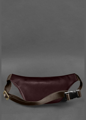 Кожаная поясная сумка-бананка Kanny бордовая (A-028818) BlankNote (327874157)