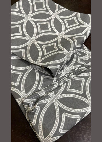 Грязеотталкивающая скатерть в столовую с тефлоновым покрытием серая 180х220 см 0509-4 (0509-4) No Brand (306633709)