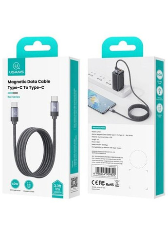 Кабель USB Type-C-Type-C 60W 1м (US-SJ704) USAMS (313453229)