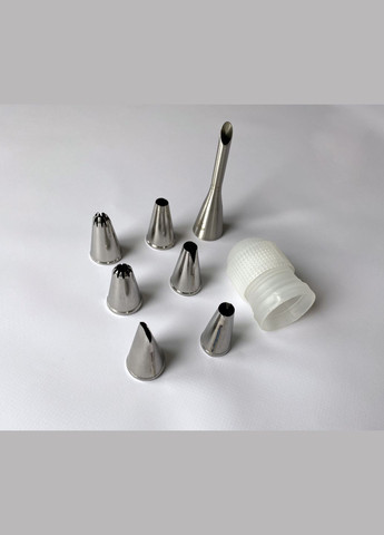 Кондитерський набір для декорування тортів "Майстер Кондитер" / Алюмінієвий Столик, Лопатки, Шпатель, Насадки No Brand (314773739)