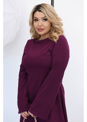 Бордовое праздничный, повседневный, деловое, кэжуал женское платье елегантное а-силуэт Style Point однотонное