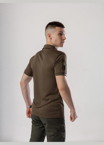 Тактичне чоловіче поло хакі Coolmax No Brand (346077546)