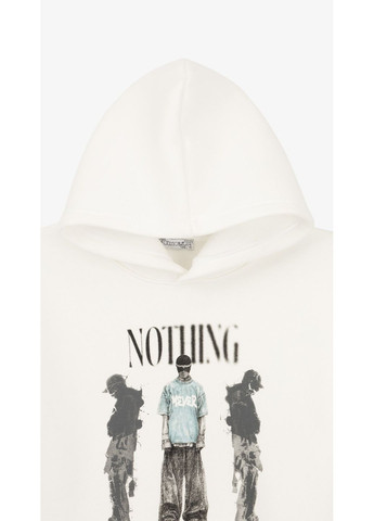 Худи с принтом для мальчика M-195 146 см Молочный shop (2000999199011) First Kids (360406837)