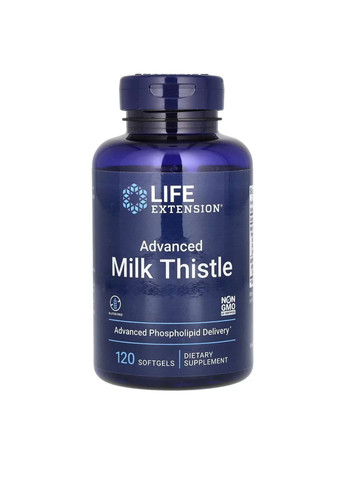 Добавка Advanced Milk Thistle - 120 softgels Life Extension (285787780)