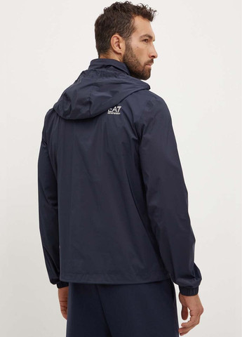 Синя демісезонна куртка Emporio Armani