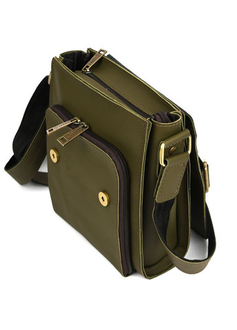 Мужская кожаная сумка через плечо ZE-3027-3md зеленый кайзер TARWA (332612503)