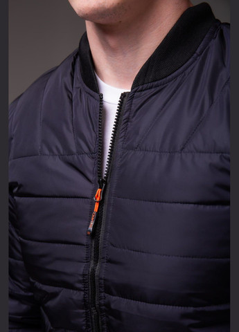 Темно-синя демісезонна вітровка No Brand