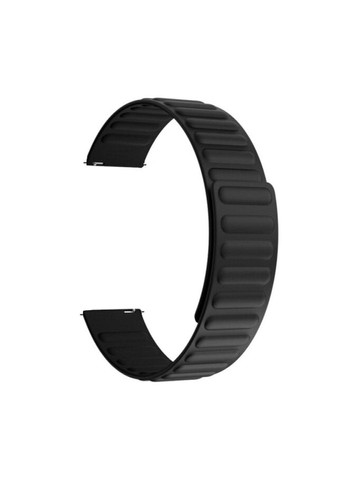 Силиконовый магнитный ремешок Magnet для часов Samsung Galaxy Watch Active / Active 2 - Black Primolux (333719876)