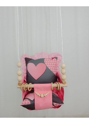 Гойдалка для дівчинки з сердечками Love me No Brand (367254575)