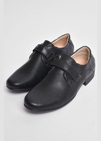 Туфлі підліткові для хлопчика чорного кольору Let's Shop (289456976)