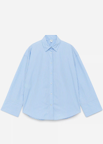Светло-голубой классическая рубашка в полоску Arket