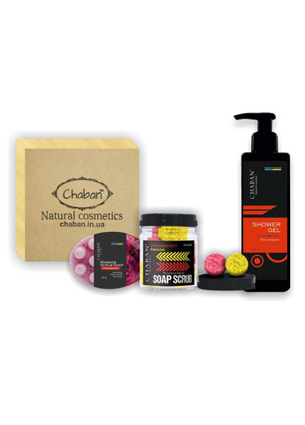 Подарочный набор Beauty Box №1 Клубничное наслаждение Chaban Natural Cosmetics (280918317)