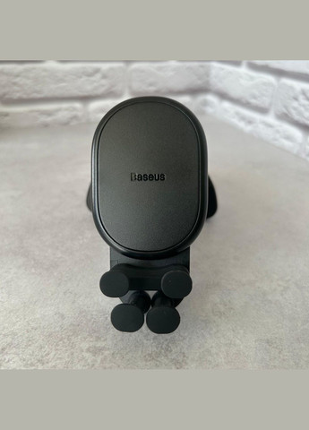 Автомобільний тримач із бездротовою зарядкою Stable Gravitational Wireless Charging Car Mount Pro 15W Black Baseus (329739994)
