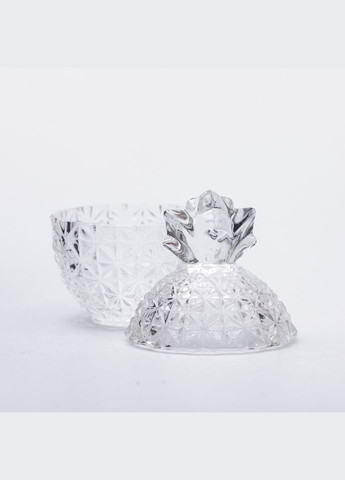 Цукерниця склянна Ананас із кришталевого скла з кришкою Yiwu (328603005)