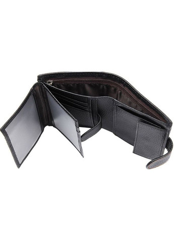 Гаманець чоловічий Шкіряний 14591 Чорний Vintage (306882188)