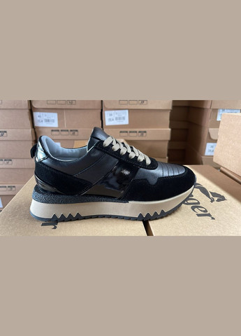 Кроссовки женские Springer чёрные демисезоны (301524948)