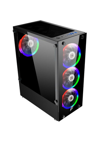 Корпус V2-A-BK-4F1 Black без БР 1STPLAYER (368576222)