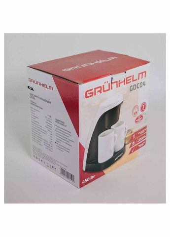 Капельная кофеварка GDC04 450Вт 0.24л (87897) Grunhelm (305056332)