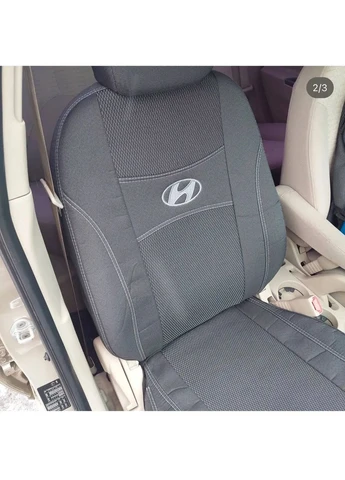 Чохли HYUNDAI i40 2011-з/сп 2/3 1/3; сидіння цільне; з/тил; бочки; перед і задн підлокітник; 5 подго Nika (392262512)