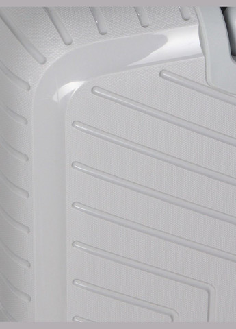 Чемодан большой L полипропилен с расширением 20103 77,5×53,5×32,5см 116+17л Серебряный Snowball (297643011)