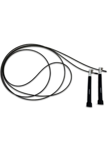 Скоростная скакалка Speed Cable Rope 3 м со стальным тросом черна EasyFit (334337710)