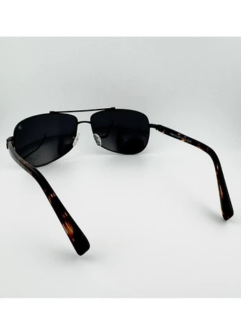 Солнцезащитные Очки Авиаторы TR9069 Col.08-P1 Polarized с Поляризацией, Черные Мужские/Женские Thom RICHARD (381377424)