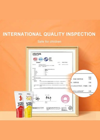 Дитячі пальчикові фарби 8 кольорів ( MD4110 ) MiDeer (338435356)