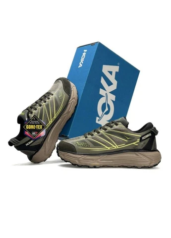 Оливковые (хаки) hoka khaki brown (размер ) No Brand Mafate Speed 2 GTX