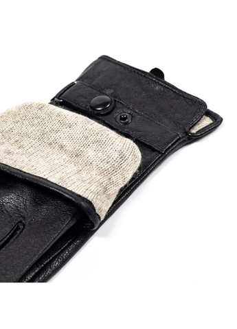 Перчатки мужские кожа черные РЕВИАН 602-526 LuckyLOOK 602-526M (322792665)