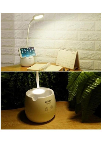 Лед лампа на аккумуляторе настольная led светильник с аккумулятором на стол для чтение органайзер 3 режима Francesco Marconi (293246259)