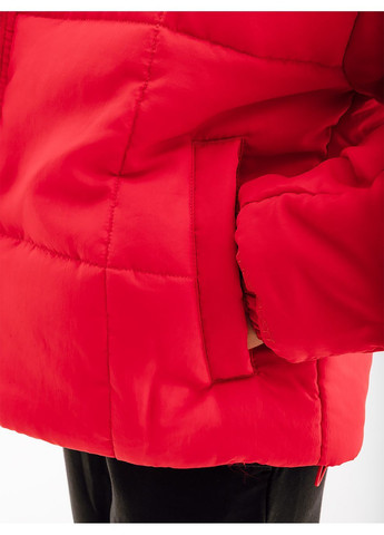 Красная зимняя женская куртка csc puffer красный Nike