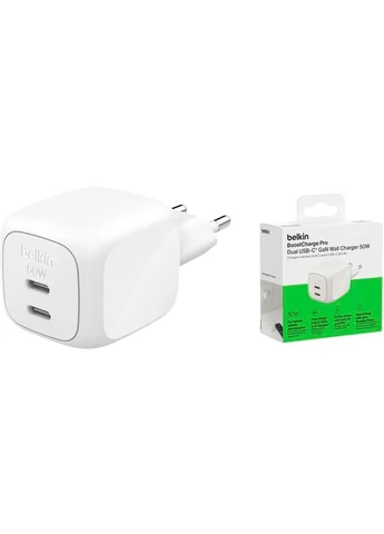 Зарядний пристрій 50W White (WCH019KQWH) Belkin (399515723)