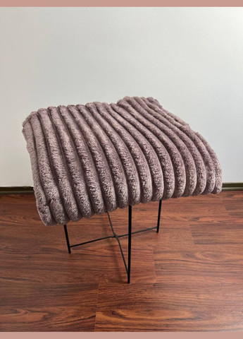 Полтораспальный Плед Полоска "Шарпей" 150х200 пудровый PP1.5-п Vital-Textile (313802877)