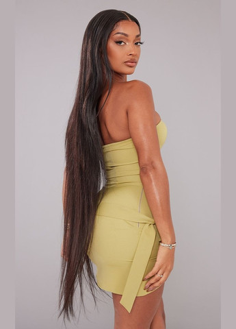 Зеленое платье PrettyLittleThing