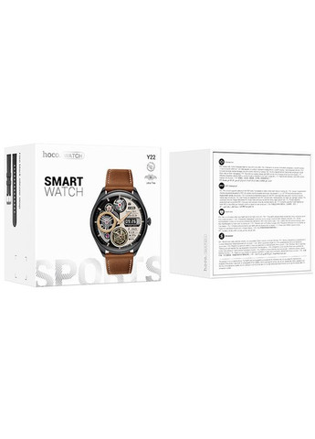 Смарт-часы Smart Watch Y22 Amoled Smart sports watch (call version) Hoco (369668201)