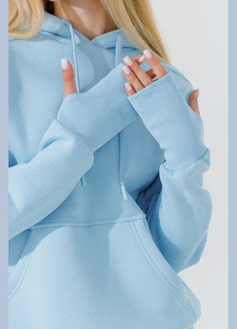 Костюм худи+штаны детский 7141-1 158 см Голубой shop (2000990752451) Waxmen (361499120)