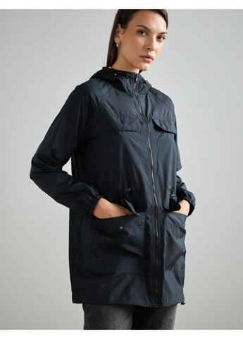 Чорна демісезонна жіноча вітровка м&s (56715) l чорна M&S