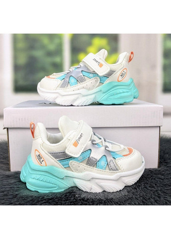 Белые демисезонные кроссовки детские для девочки Kimboo