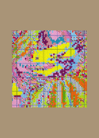 Набор для вышивания по нанесённой на канву схеме "Madonna and Child 11". AIDA 14CT printed 37*45 см Joy Sunday (313613158)