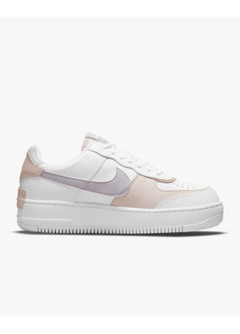 Кроссовки W Air Force 1 Shadow White/Peach CI0919-113 Nike комбинированные всесезоны (399374425)